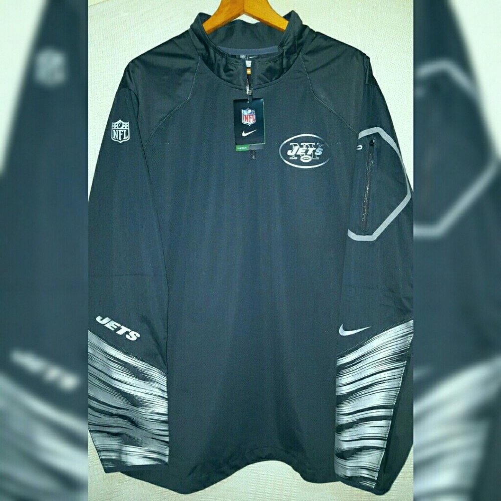 Nike Fly Rush Platinum NFL NY Jets Jacket Men Sizes XL & Small NWT $155